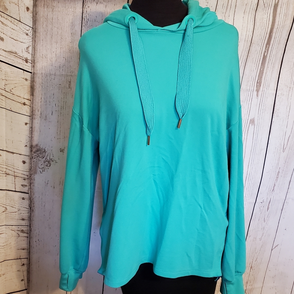 Avia long sleeved thumb hole hoodie mint green M